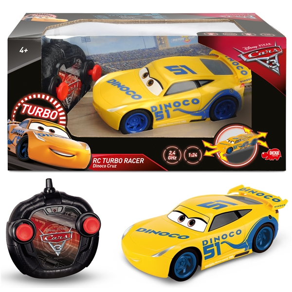 Disney Cars Radiostyrd Cruz Turbo Racer