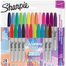 Sharpie Fine Electro Pop 24-p