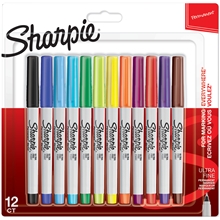 Sharpie Ultra Fine Märkpenna 0,5 mm 12-p