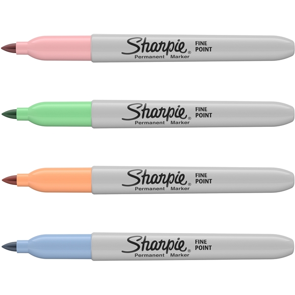 Sharpie Fine Märkpenna Pastel 1,0 mm 4-p (Bild 2 av 5)