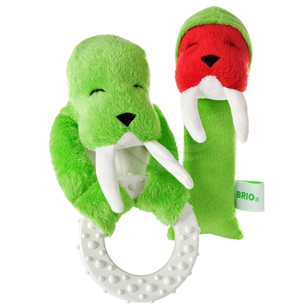 BRIO My Very First Walrus Teether and Rattle