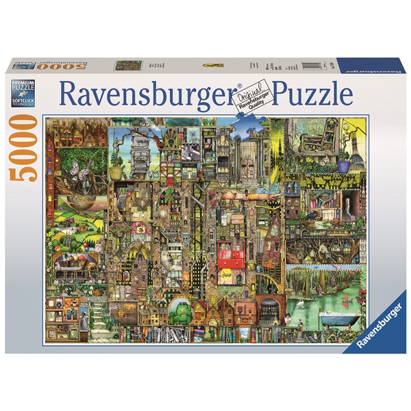 Pussel 5000 Bitar Bizarre Town (Bild 1 av 2)