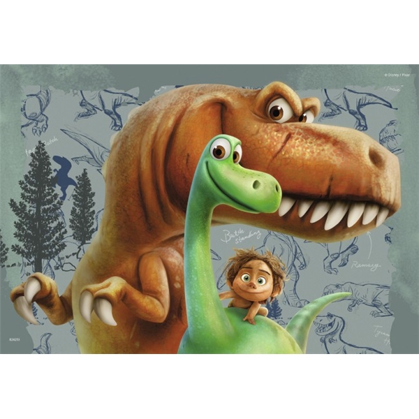 Pussel 2 x 24 bitar Den Gode Dinosaurien (Bild 3 av 3)