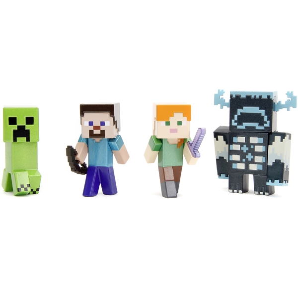 Minecraft 4-Pack Nanofigurer (Bild 1 av 4)