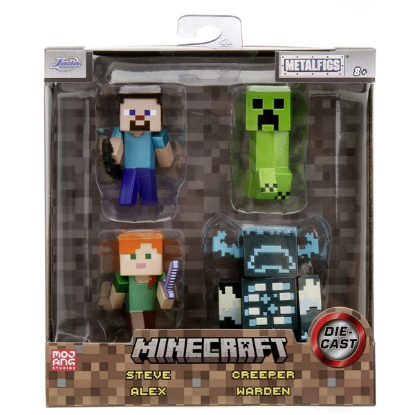 Minecraft 4-Pack Nanofigurer (Bild 2 av 4)