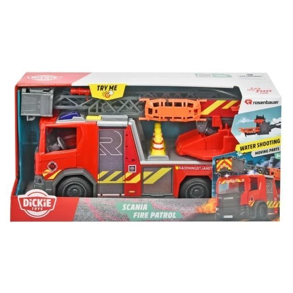 Dickie Toys Scania Brandbil (Bild 2 av 4)