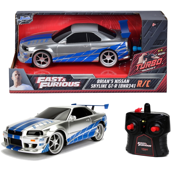 Fast & Furious RC Nissan Skyline GTR 1:24 (Bild 4 av 4)