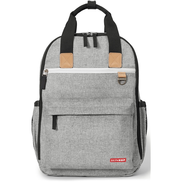 Skip Hop Duo Signature Ryggsäck Grey Melange (Bild 1 av 4)