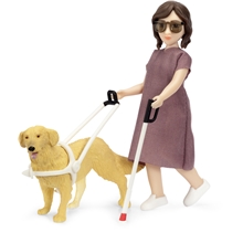 Lundby Docka Blindkäpp Hund