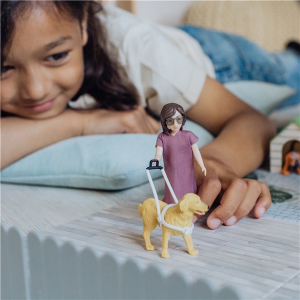 Lundby Docka Blindkäpp Hund (Bild 3 av 4)