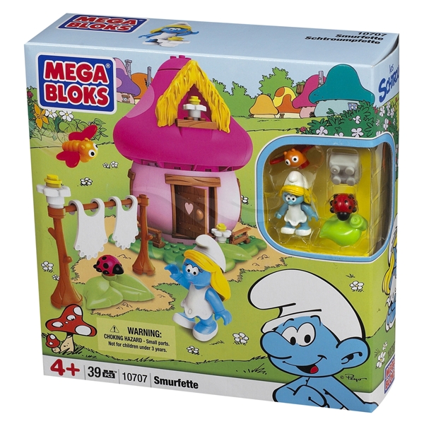 Mega Bloks 10707 Smurfs Smurfette (Bild 1 av 2)