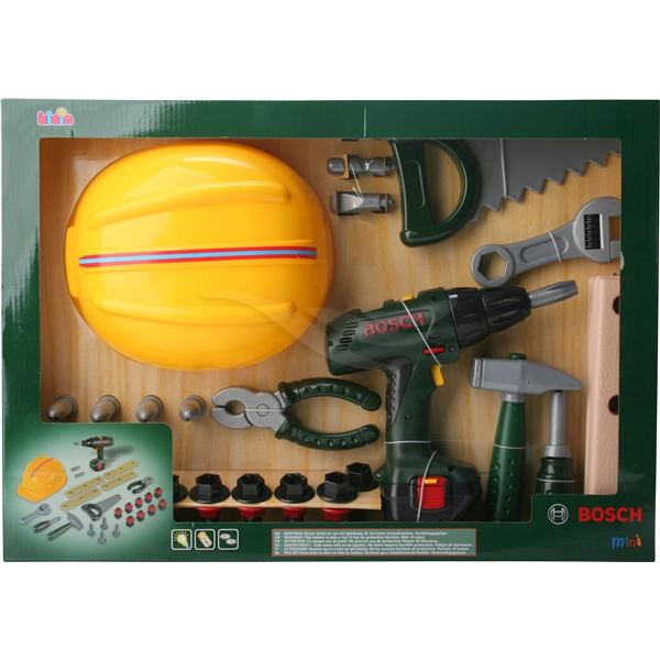 Bosch Skruvdragarset m skyddshjälm (Bild 1 av 2)