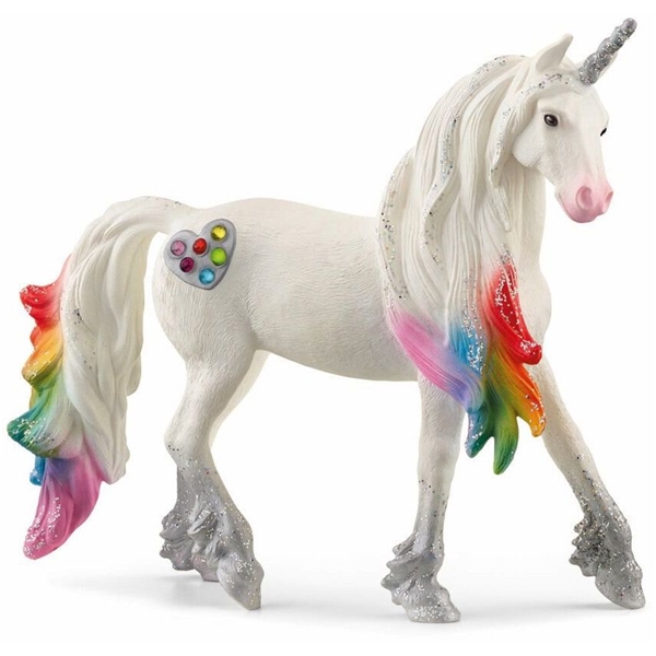 Schleich 70725 Rainbow Love Unicorn Stallion (Bild 1 av 2)