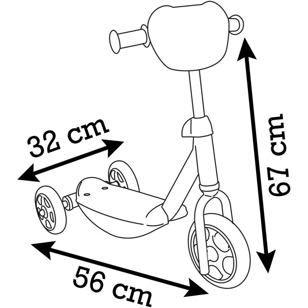 Smoby Gabby's Dollhouse Sparkcykel (Bild 2 av 4)