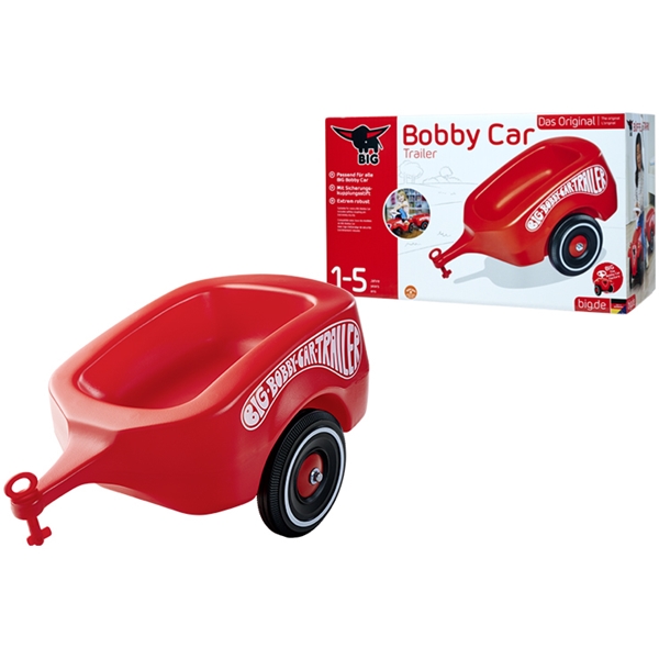 BIG Bobby Car Släp Röd (Bild 3 av 3)