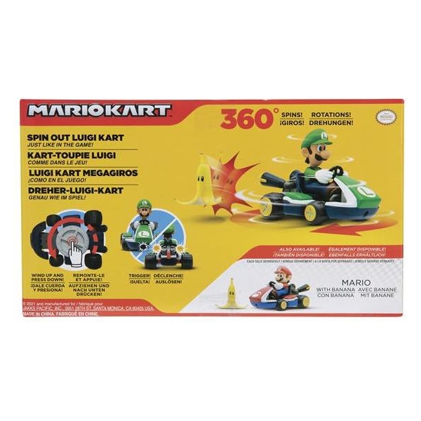 Super Mario Spin Out Mario Kart Luigi (Bild 4 av 4)