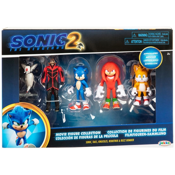 Sonic the Hedgehog 2 Figurer 5-pack (Bild 1 av 2)