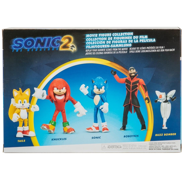 Sonic the Hedgehog 2 Figurer 5-pack (Bild 2 av 2)