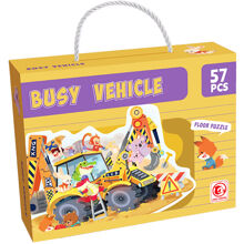 Golvpussel Busy Vehicle