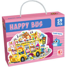 Golvpussel Happy Bus