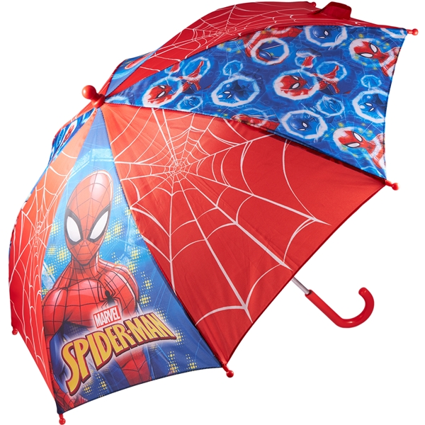 Spiderman Paraply Röd/Blå