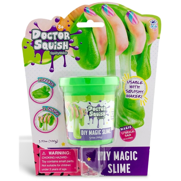 Doctor Squish DIY Magiskt Slime Grön (Bild 1 av 3)