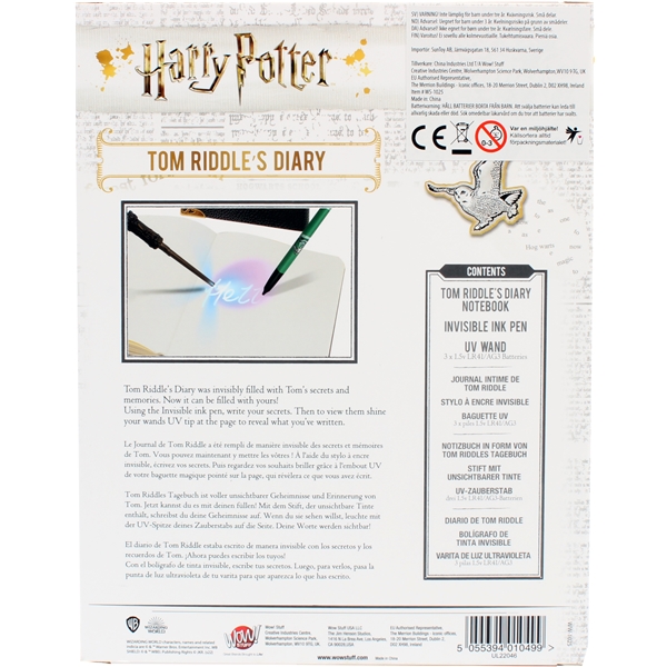 Harry Potter Tom Riddle's Diary (Bild 2 av 3)