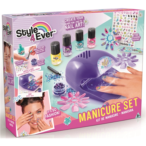 Style 4 Ever Nail Art Manicure Set (Bild 1 av 2)