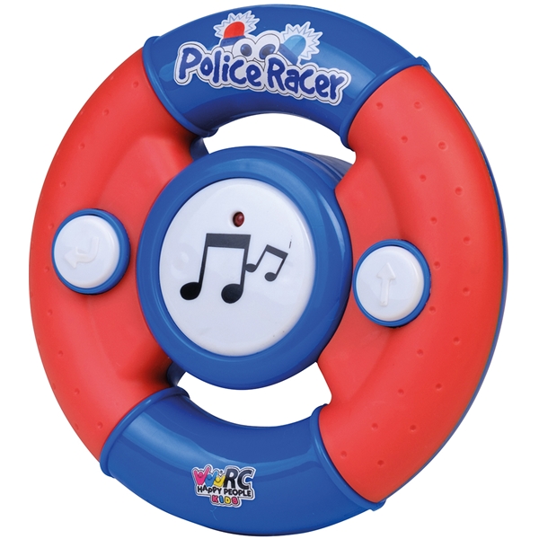 Police R/C Plush Car Radiostyrd 20 cm (Bild 3 av 4)