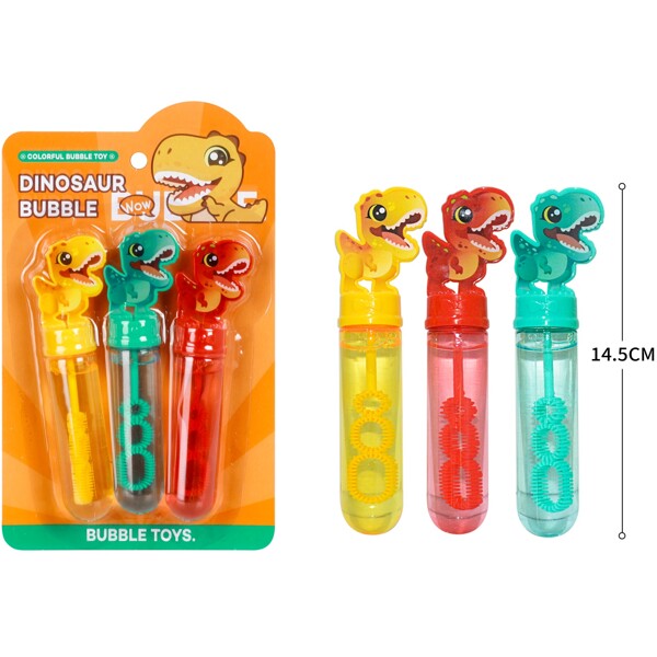 Såpbubblor Dinosaurie 35 ml 3-pack (Bild 2 av 2)