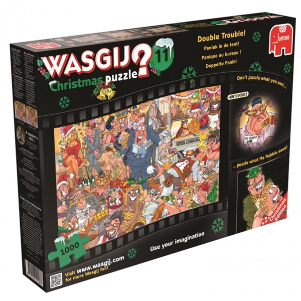 Wasgij Christmas Pussel 11 Double Trouble (Bild 3 av 4)