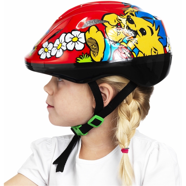 Nordic Hoj Cykelhjälm Bamse Röd (Bild 2 av 3)