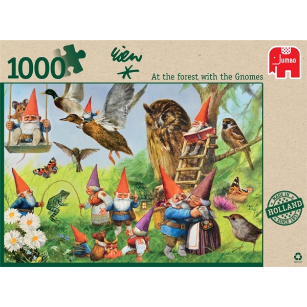 Pussel 1000 Bitar At the forest with the Gnomes (Bild 1 av 4)