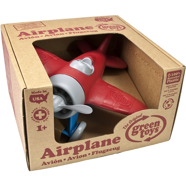 Green Toys Flygplan Röd (Bild 2 av 2)