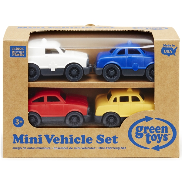Green  Toys Mini Fordon 4-pack (Bild 2 av 2)