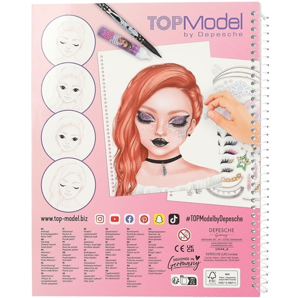 TOPModel Make-Up Designbok (Bild 4 av 4)