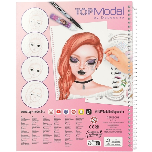 TOPModel Make-Up Designbok (Bild 4 av 6)