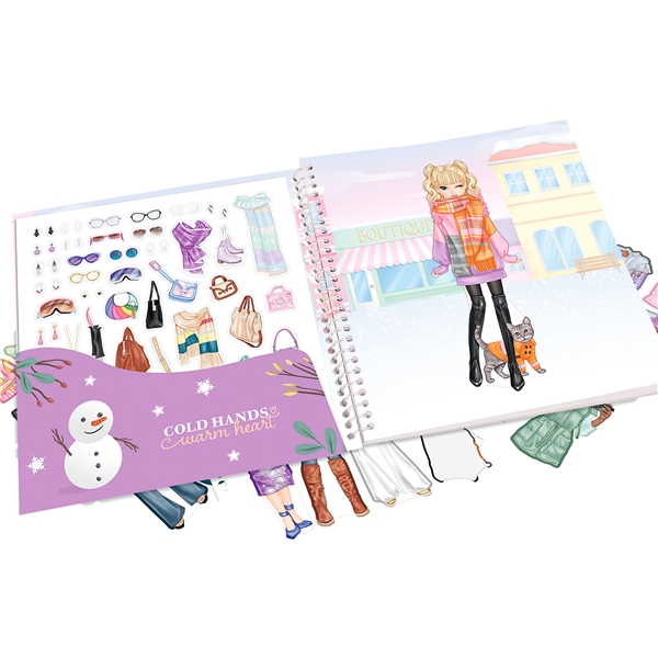 TOPModel Dress Me Up Stickersbok Winter (Bild 2 av 4)