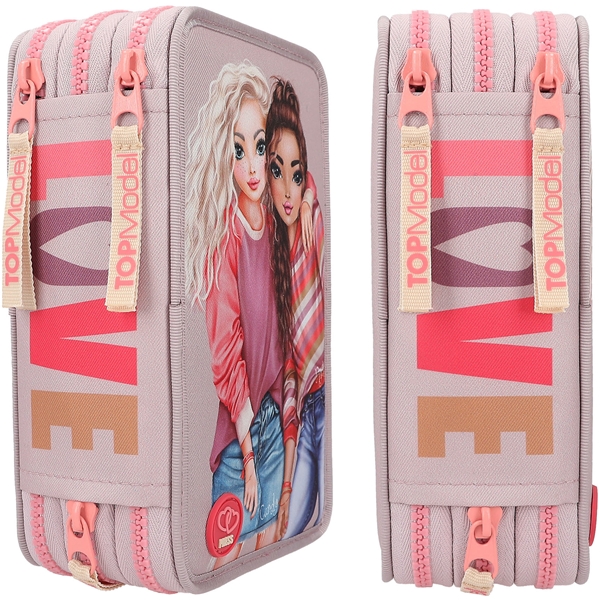 TOPModel Trippelpennfodral  m. LED BEST FRIENDS (Bild 3 av 7)