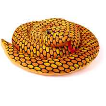 Teddykompaniet Orm 200 cm Orange