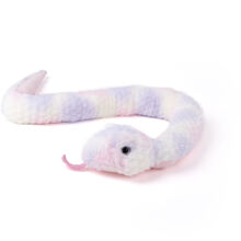 Teddykompaniet Orm Regnbågsfärgad 120 cm Rosa