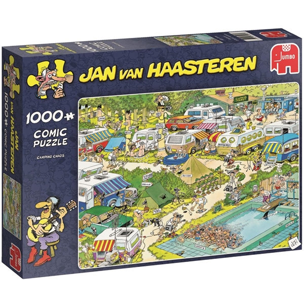 Pussel 1000 Bitar Camping Chaos (Bild 1 av 2)