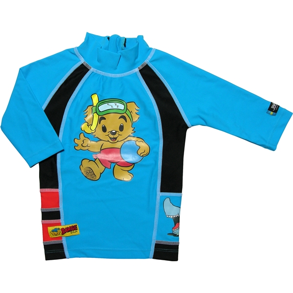 Swimpy UV-tröja Bamse Blå