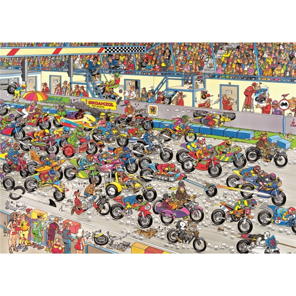 Pussel 1000 Bitar - Motorbike Race (Bild 2 av 2)