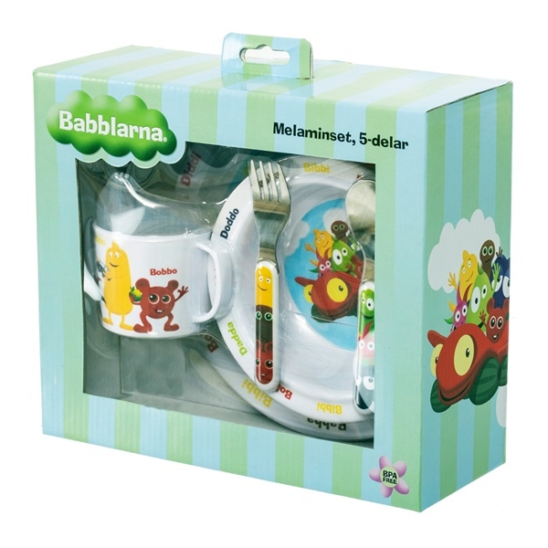 Babblarna Melaminset 5 delar (Bild 2 av 3)