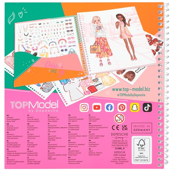 TOPModel Dress Me Up Stickersbok Love (Bild 4 av 4)