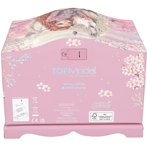 TOPModel Smyckeskrin m. ljus VIVA VIOLET (Bild 4 av 4)