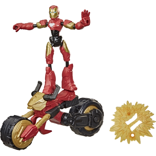 Avengers Bend & Flex Rider Iron Man (Bild 2 av 6)