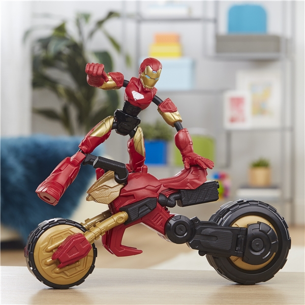 Avengers Bend & Flex Rider Iron Man (Bild 6 av 6)