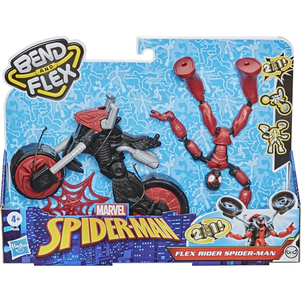 Spider-Man Bend & Flex Rider Spider-Man (Bild 1 av 6)